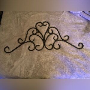 Wrought Iron decorative wall hanging. Perfect. Indoor/ outdoor